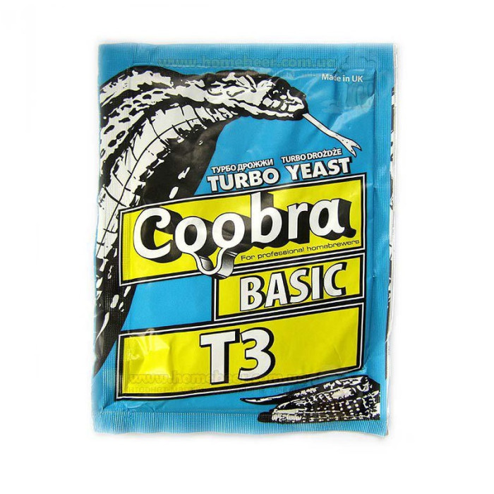Turbo yeast alcohol "COOBRA" BASIC T3 (90 gr) в Южно-Сахалинске