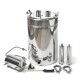 Cheap moonshine still kits "Gorilych" double distillation 20/35/t (with tap) CLAMP 1,5 inches в Южно-Сахалинске